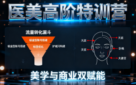 0-1000万医美高阶特训营课程-丰收创业