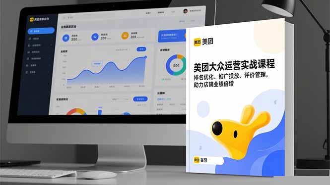美团大众运营实战课程，排名优化、推广投放、评价管理，助力店铺业绩倍增-丰收创业