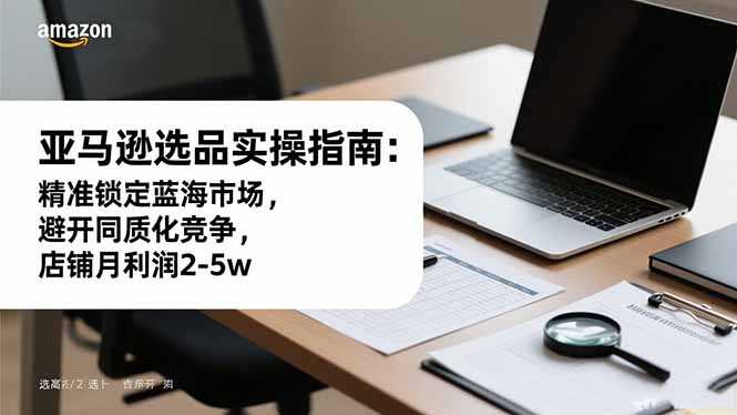 亚马逊选品实操指南：精准锁定蓝海市场，避开同质化竞争，店铺月利润2-5w-丰收创业
