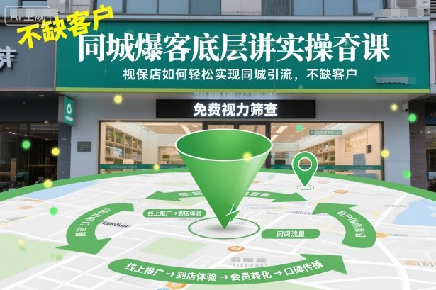 同城爆客底层实操课，视保店如何轻松实现同城引流，不缺客户！-丰收创业