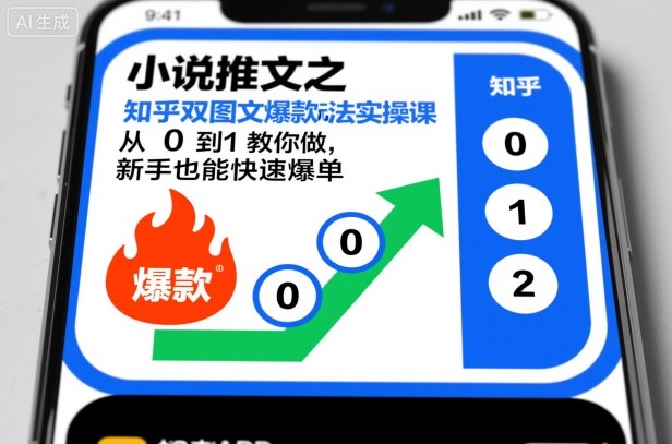 小说推文之知乎双图文爆款玩法实操课，从0到1教你做，新手也能快速爆单-丰收创业
