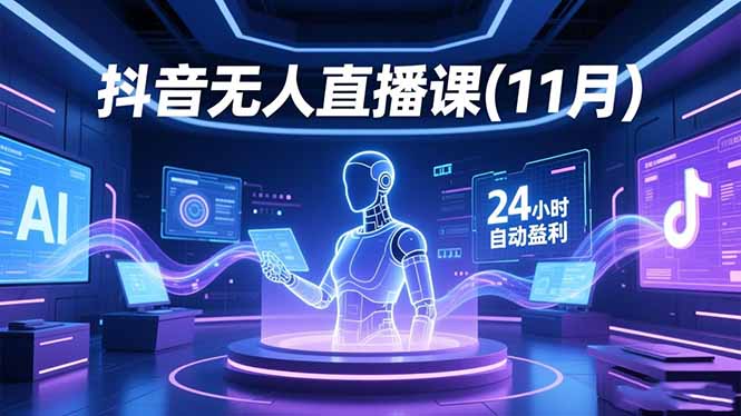 抖音无人直播课(11月-丰收创业